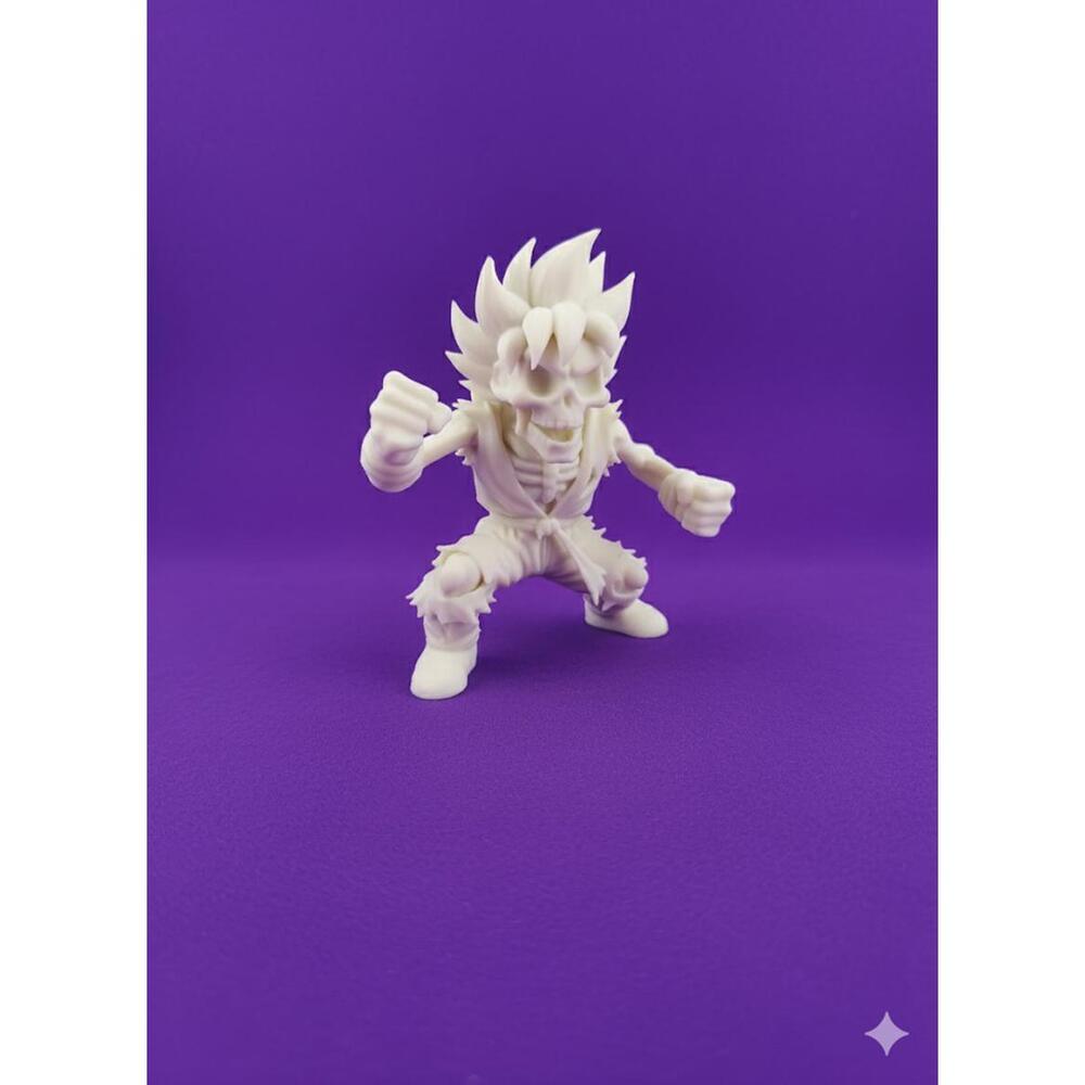 Goku & Vegeta Skeleton Figures - DBZ Halloween Rivals - Picture 4 of 5